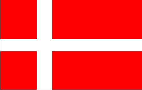 Dänemark Flagge 30 x 45