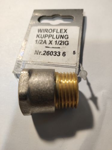 Wiroflex Übergangsmuffe IG 1/2 x AG1/2